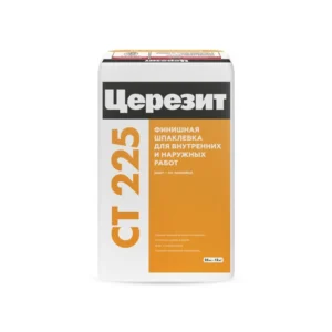 820990 Ceresit CT 225/25 Шпаклевка фасадная финишная белая Россия 25кг.