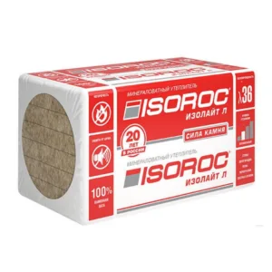 Базальтовая вата Isoroc Изолайт-Л 1000х600х050 мм