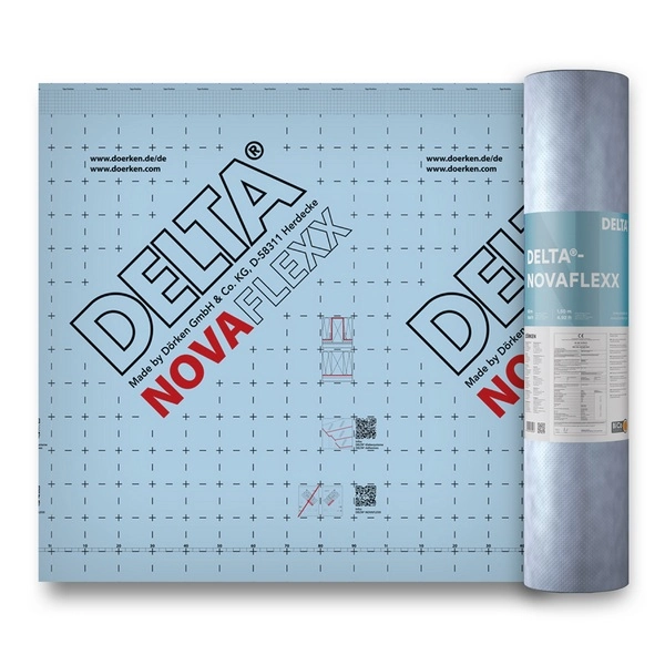 2203099 DELTA Novaflexx Адаптивная пароизоляционная пленка с переменной паропроницаемостью для реконструкции и нового строительства Sd=0,2/5 м