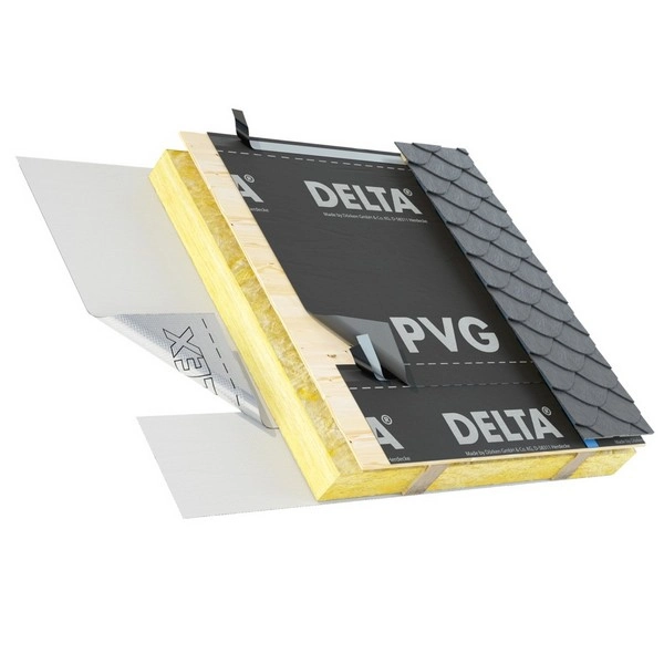 2209860 DELTA PVG Plus Гидро- и пароизоляционная пленка с двумя зонами проклейки Sd=20 м 7 2209860 DELTA PVG Plus Гидро- и пароизоляционная пленка с двумя зонами проклейки Sd=20 м — изображение 7