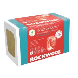 Каменная вата Rockwool Акустик Баттс 1000х600х040 мм