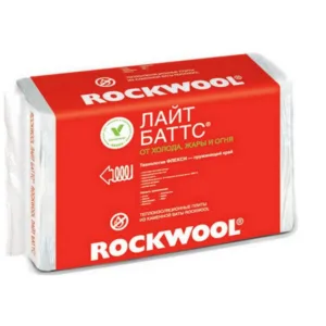 Каменная вата Rockwool Лайт Баттс 1000х600х050 мм