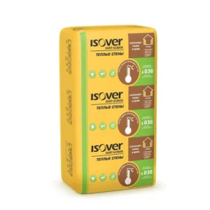 Утеплитель Isover Теплые Стены 1170х610х050 мм