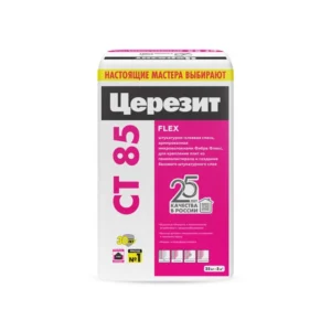 792179 Ceresit CT 85/25 Смесь штукатурно-клеевая для системы теплоизоляции фасадов на пенополистироле 25кг.