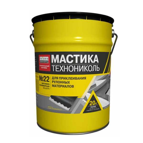 Мастика приклеивающая ТЕХНОНИКОЛЬ №22 (Вишера), 20 кг 1 mastika_22