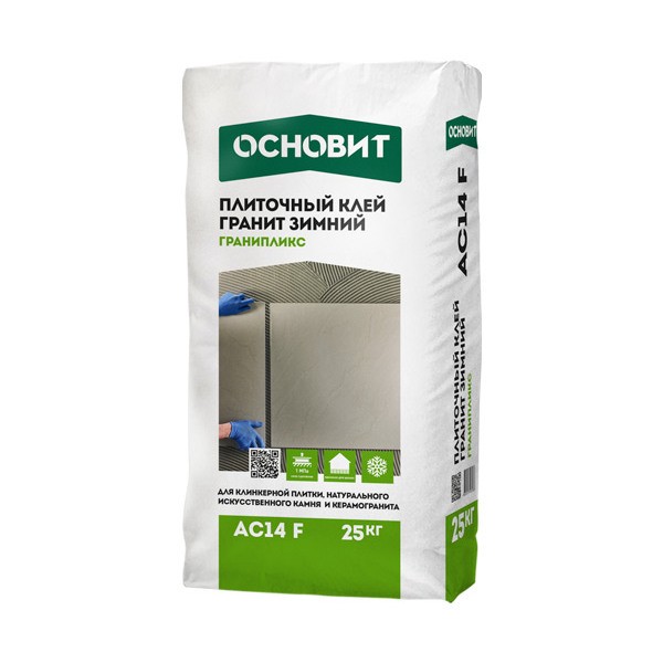 76248 Плиточный клей зимний ОСНОВИТ ГРАНИПЛИКС AC14 F (25 кг) 1 osnovit-granipliks-as14f-a