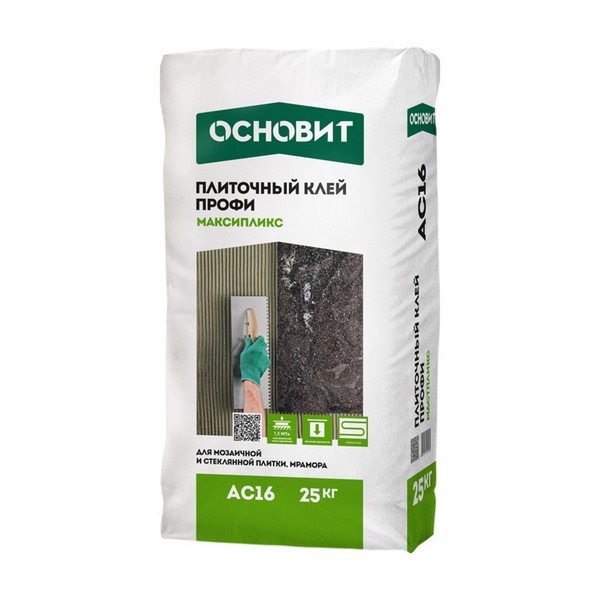 81991 Плиточный клей Профи ОСНОВИТ МАКСИПЛИКС AC16 (25 кг) 1 osnovit-maksipliks-ac16-a