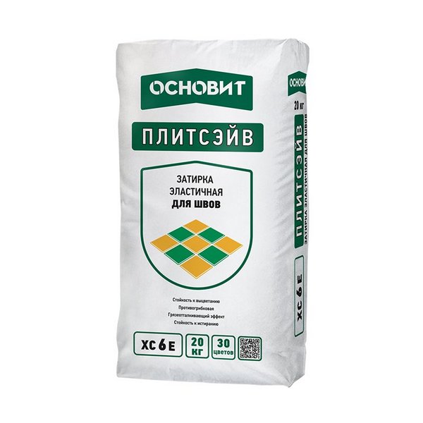 77953 Затирка эластичная ОСНОВИТ ПЛИТСЭЙВ XC6 E серебро 024 (20 кг) 3 osnovit-plitseiv-xc6-e-20kg-a