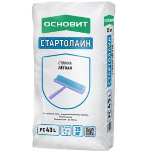 82551 Стяжка пола ОСНОВИТ СТАРТОЛАЙН FC43 L легкая (25 кг)