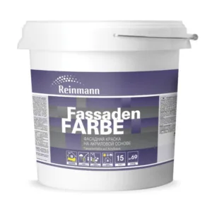 0010189 REINMANN FassadenFarbe, база C, 15L, RF, в/д фасадная краска