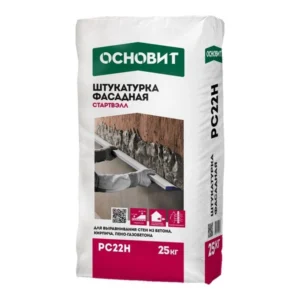 67753 Штукатурка фасадная профи ОСНОВИТ СТАРТВЭЛЛ PC22 H (25 кг)