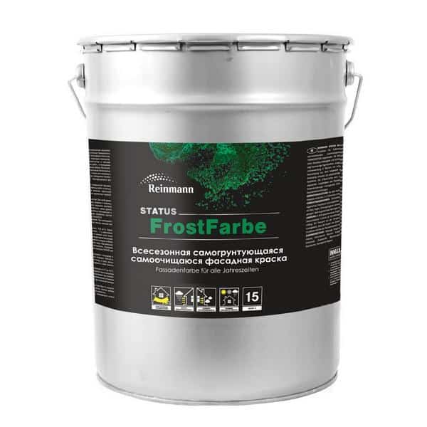 0010198 REINMANN STATUS FrostFarbe, Weiss/Base A, 13,5L, RF, всесезон. фасад. краска 1 reinmann-status-frostfarbe-base-weiss-base-a-13.5l-radders