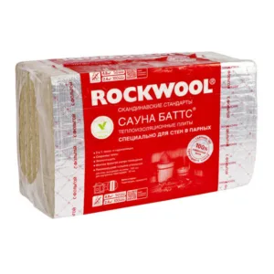 Каменная вата Rockwool Сауна Баттс 1000х600х050 мм