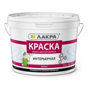 0007506 Краска интерьерная Лакра Белый 14кг Л-С