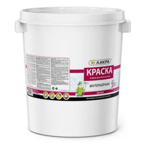 0007507 Краска интерьерная Лакра Белый 40кг Л-С