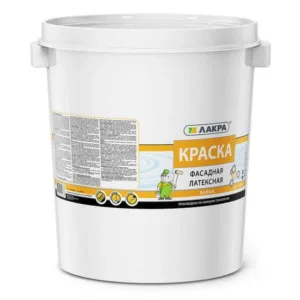 0007526 Краска латексная фасадная Лакра Белый 40кг Л-С