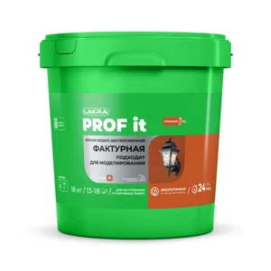 0007528 Краска фактурная Лакра PROF IT 18 кг База А