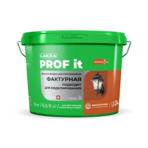 0007529 Краска фактурная Лакра PROF IT 9 кг