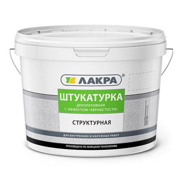 0007814 Штукатурка структурная декоративная Лакра с эффектом «зернистости» 1,5мм Белый 15кг Л-С 2 0007814-shtukaturka-strukturnaya-dekorativnaya-lakra-effekt-zernistosti-1.5mm-gsse
