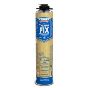 9591198 Клей-пена KRASS Professional ThermoFix для теплоизоляционных работ 0,75л Беларусь