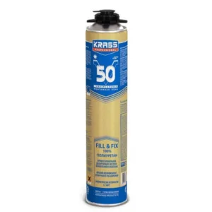 0005581 Пена монтажная KRASS Professional V50 пистолетная 0,75л Польша