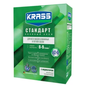 0005436 Клей KRASS Стандарт для бумажных обоев 250г Россия