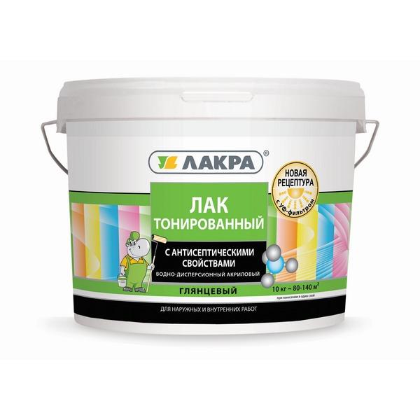 0007575 Лак в/д тонированный Лакра Сосна 10кг Л-С 2 lak-vd-tonirovannyi-lakra-10-radders