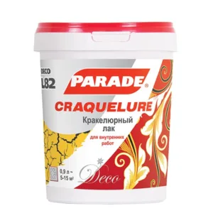 9592333 Декоративный кракелюрный лак PARADE Craquelure L82 0,9л