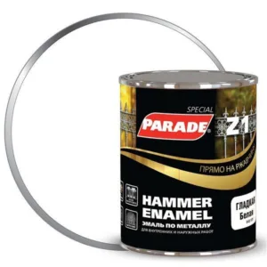 0006508 Эмаль по металлу Parade Z1 гладкая RAL 9016 Белый 0,75л Л-С