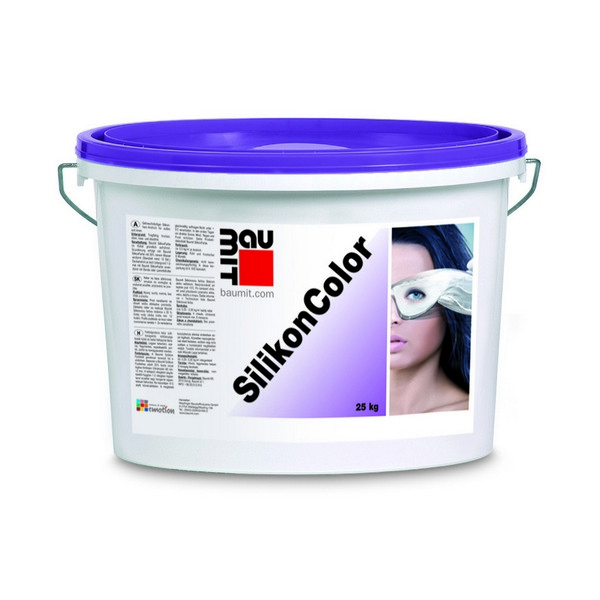Краска на силиконовой основе Baumit SilikonColor, 14 л. База 2 baumit-silikon-color-a