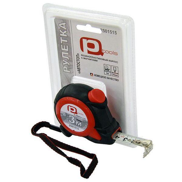 2501515 Рулетка "автостоп" 3м х 16мм, Китай, PQ 2 2501515-ruletka-avtostop-pqtools-a