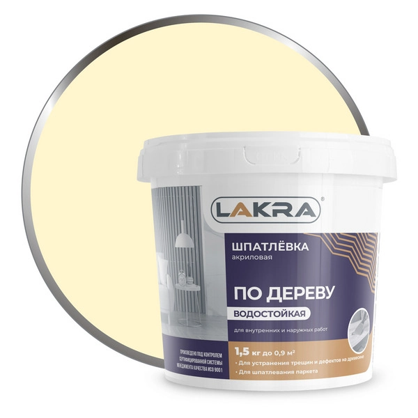 0008059 Шпатлевка по дереву Лакра Береза 1,5кг Л-С 1 0008059-shpaklevka-po-derevu-lakra-beresa