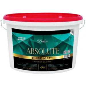 8304980 Краска интерьерная силиконовая PARADE DELUXE ABSOLUTE pure matt База А 9л