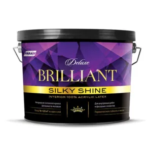 0007396 Краска интерьерная PARADE DELUXE Brilliant silky shine База С 0,9л Россия