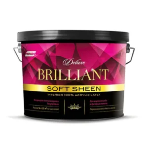 0007402 Краска интерьерная PARADE DELUXE Brilliant soft sheen База С 0,9л Россия