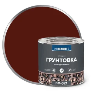 0006597 Грунт ГФ-021 PROREMONTT Красно-коричневый 1,8 кг Л-С