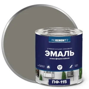 0006664 Эмаль ПФ-115 PROREMONTT Серый 2,7кг Л-С