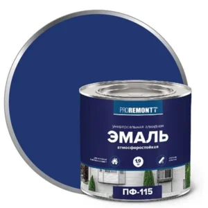 0006675 Эмаль ПФ-115 PROREMONTT Синий 1,9кг Л-С
