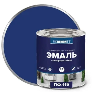 0006676 Эмаль ПФ-115 PROREMONTT Синий 2,7кг Л-С