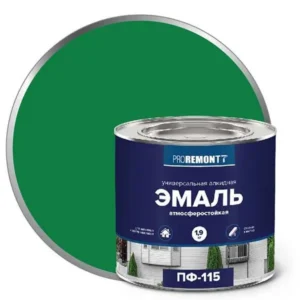 0006697 Эмаль ПФ-115 PROREMONTT Ярк. зел. 1,9кг Л-С