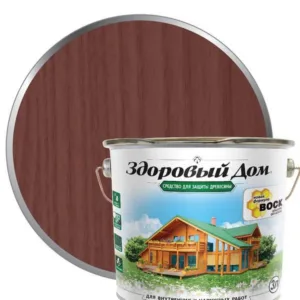 0007018 Здоровый дом деревозащитное средство Махагон 3л Л-С