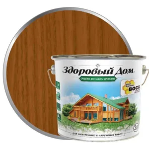 0007026 Здоровый дом деревозащитное средство Орех 3л Л-С