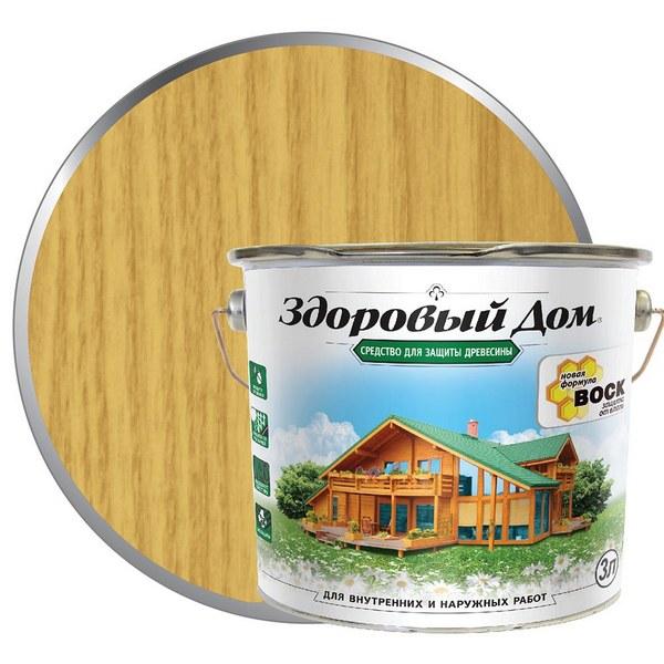 0007038 Здоровый дом деревозащитное средство Сосна 3л Л-С 1 Print