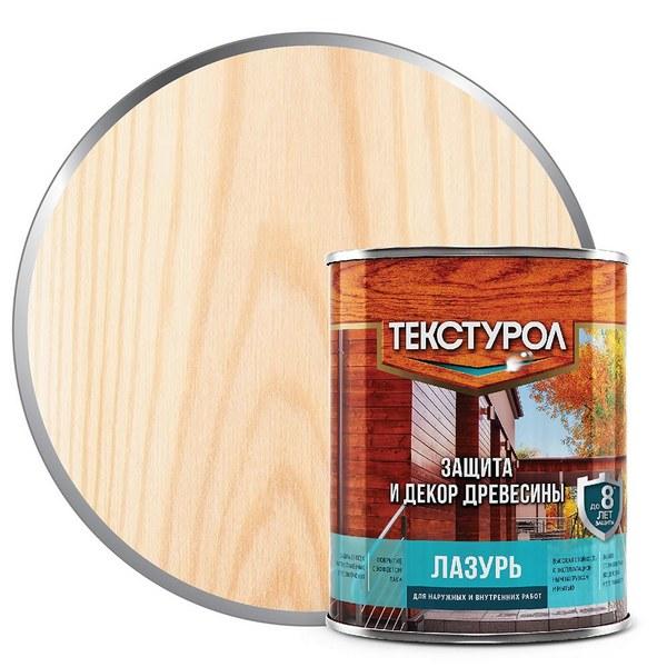 0014005 Текстурол Лазурь деревозащитное средство Бесцветный 1л Л-С 1 Print