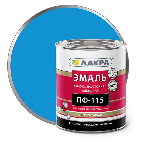 0007700 Эмаль ПФ-115 Лакра Голубой 2,8кг Л-С 4 lakra-emal-alkidnaya-pf-115-blue-2.8kg-radders