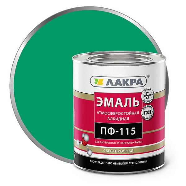 0007789 Эмаль ПФ-115 Лакра Ярко-зел. 2,8кг Л-С 4 lakra-emal-alkidnaya-pf-115-yarko-green-2.8kg-radders