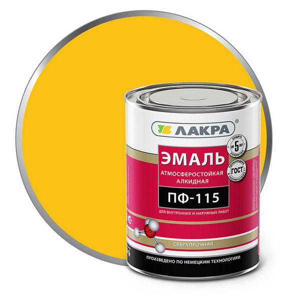 0007705 Эмаль ПФ-115 Лакра Желтый 1кг Л-С 3 lakra-emal-alkidnaya-pf-115-yellow-1kg-radders
