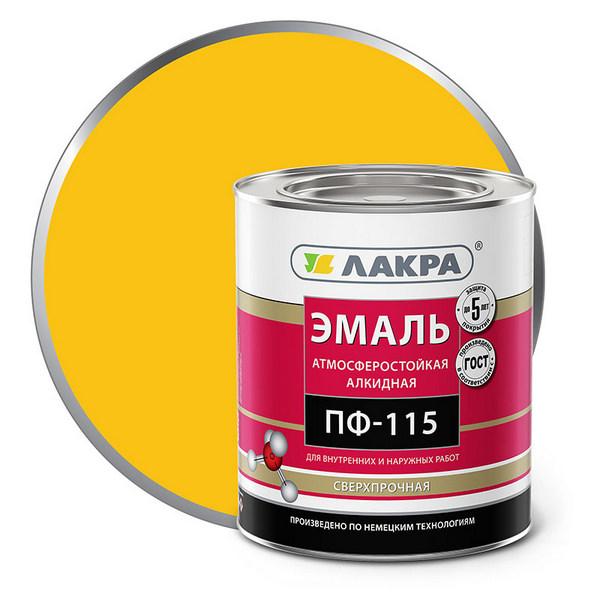 0007706 Эмаль ПФ-115 Лакра Желтый 2,8кг Л-С 4 lakra-emal-alkidnaya-pf-115-yellow-2.8kg-radders
