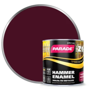 0006493 Эмаль по металлу Parade Z1 гладкая RAL 3005 вишневый 0,75л Л-С