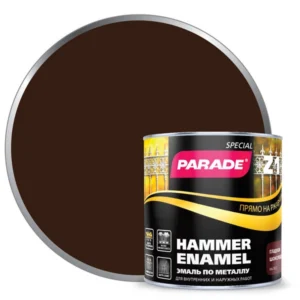 0006499 Эмаль по металлу Parade Z1 гладкая RAL 8017 шоколадный 0,75л Л-С